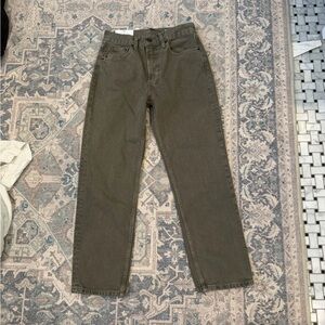 Women’s Olive Jeans